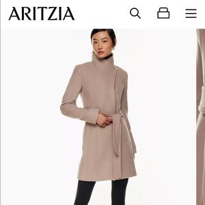 Babaton The Connor Coat in Dovetail Taupe Size XS BNWT
